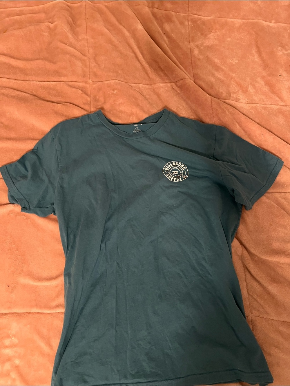 Billabong Short Sleeve Teal Logo T-Shirt